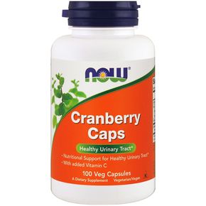 Клюква, Now Foods, Cranberry Caps, 100 гелевих капсул 