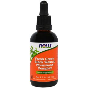Комплекс Черный Грецкий Орех и Полынь, Black Walnut Wormwood Complex, Now Foods, 60 мл 