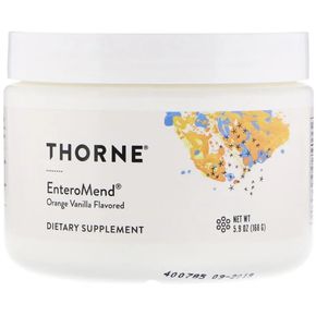 Ентеросорбент, зі смаком апельсина та ванілі, EnteroMend, Thorne Research, 168 гр (5,9 унції) 