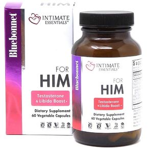 Комплекс Для Него, Intimate Essentials For Him, Testosterone, Libido Boost, Bluebonnet Nutrition, 60 капсул 