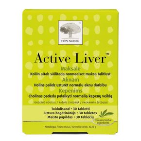 Таблетки для печінки Active Liver™, 30 таблеток, New Nordic (Швеція) 
