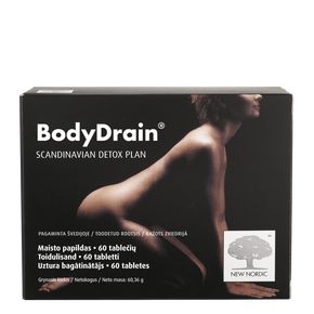 Средство  для очистки организма Body Drain®, 120 таблеток, New Nordic (Швеция) 