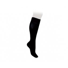 Гольфи компресійні медичні чоловічі Veinax Cotton 861L-BK (тиск 15-20 мм рт), Veinax (Франція) довгі закритий носок чорні 