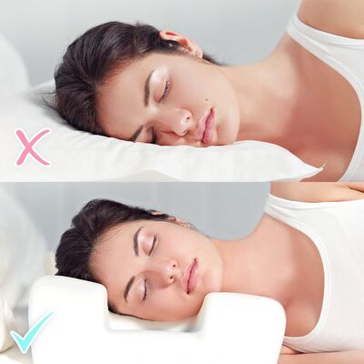 Ортопедическая подушка BEAUTY BALANCE (шелк) от морщин сна и утренней отечности, Beauty Balance (Украина) мятный фото 3