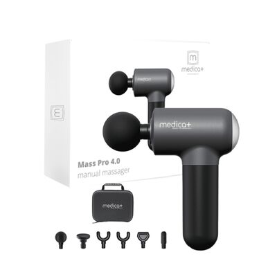 Перкуссионный массажер для тела и мышц MEDICA+ MassHand Pro 4.0