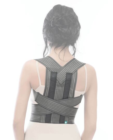 Корсет для коррекции осанки Shoulder Brace Standard, ORT-20101, Orthoteh (Болгария), Цвет: сірий, Размер: L фото 2