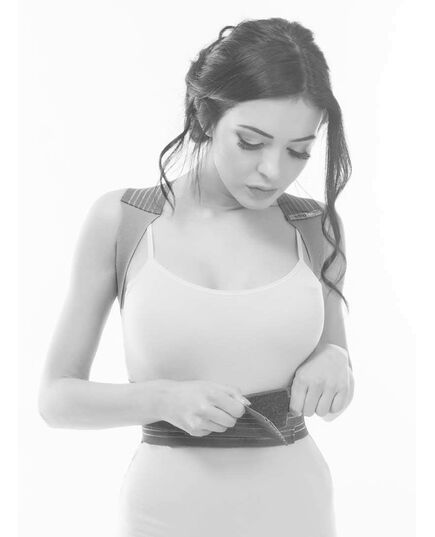 Корсет для коррекции осанки Shoulder Brace Standard, ORT-20101, Orthoteh (Болгария), Цвет: сірий, Размер: L фото 3