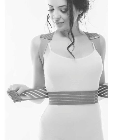Корсет для коррекции осанки Shoulder Brace Standard, ORT-20101, Orthoteh (Болгария), Цвет: сірий, Размер: L фото 4