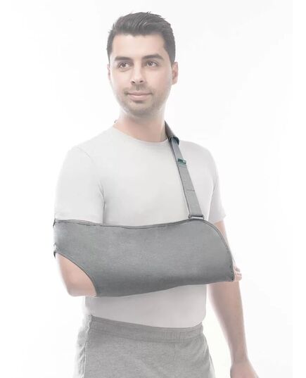 Бандаж для поддержки руки Mitela Light, ORT-31205, Orthoteh (Болгария), Цвет: сірий, Размер: L фото 3