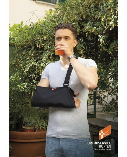 Бандаж для підтримки руки Sling-up, M8404, Orthoservice (Швейцарія), Колір: чорний, Розмір: L фото 3