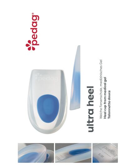 Гелевий підп'ятник з бортиками Ultra Heel Pedag 174, Розмір: L/XL 