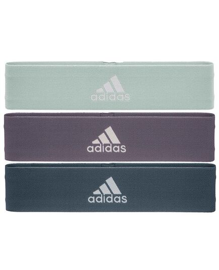 Набор эспандеров Adidas Resistance Band Set (L, M, H) зеленый, фиолетовый, темно-синий, (арт.ADTB-10711), Цвет: зелений/фіолетовий/т.синій фото 2