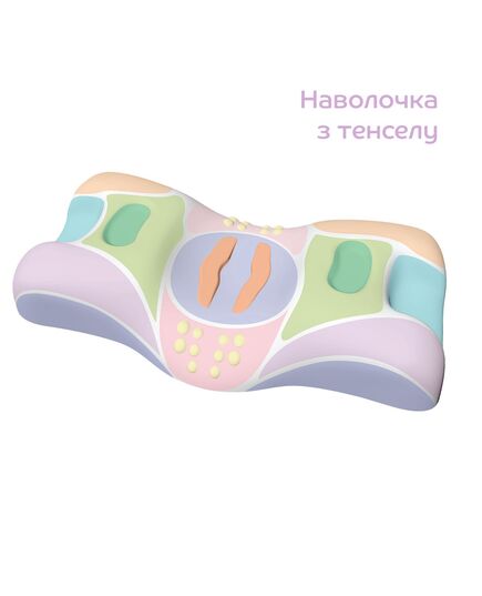 Ортопедична подушка для сну BEAUTY BALANCE (тенсел) від зморшок та ранкової набряклості, Beauty Balance (Україна) бузковий, Колір: Бузковий фото 2