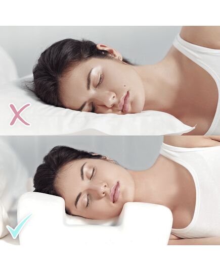 Ортопедическая подушка BEAUTY BALANCE (тенсел) от морщин сна и утренней отечности, Beauty Balance (Украина) шампань, Цвет: шампань фото 3