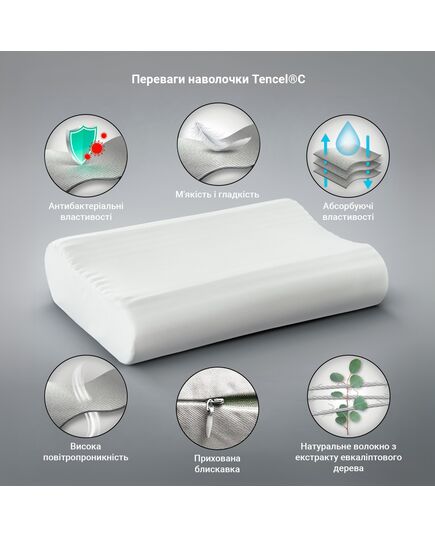 Подушка ортопедическая под голову OPO-930 Evolution Ortomed, Размер: L фото 3