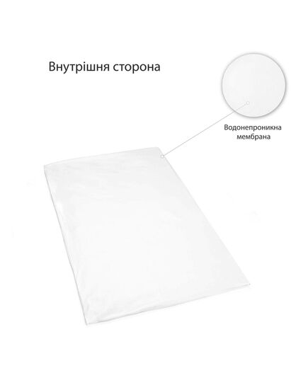 Простирадло - чохол бавовняне непромокаюче , ЛінТекс (Україна), Розмір: 70х120 фото 2