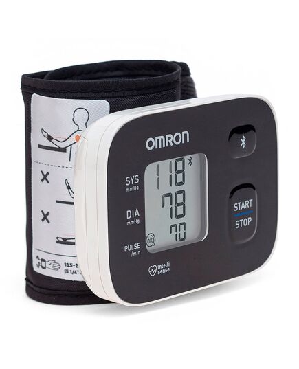 Тонометр автоматичний з манжетою на зап'ястя OMRON RS3 Intelli IT (HEM-6161T-E) - передача даних через смартфон фото 3