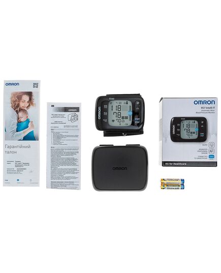 Тонометр автоматичний з манжетою на зап'ястя OMRON RS7 Intelli IT (HEM-6232T-E) - передача даних через смартфон фото 9