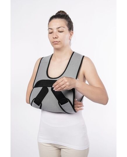 Бандаж для фиксации плечевого сустава Upper limb Orthosis (Дезо), ORT-90108, Orthoteh (Болгария), Цвет: сірий, Размер: L фото 4