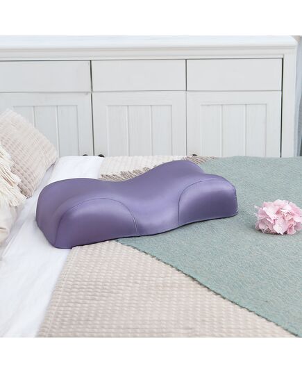 Ортопедическая подушка BEAUTY BALANCE (шелк) от морщин сна и утренней отечности, Beauty Balance (Украина) графитовый фото 6
