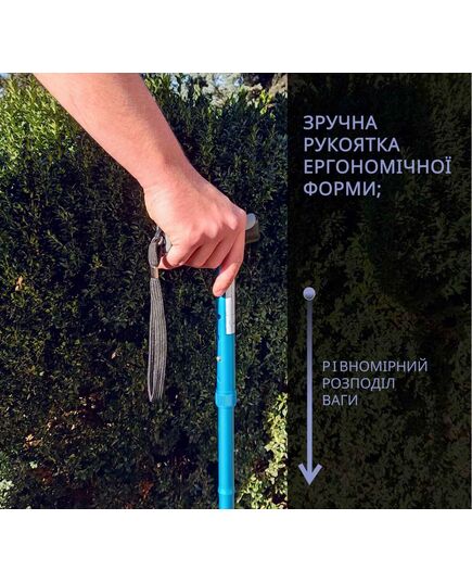 Трость алюминиевая регулируемая телескопическая, синий, 11874BLU, Doctor Life, Цвет: синій фото 7