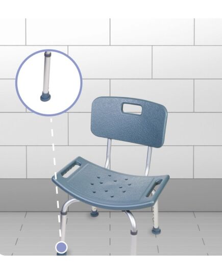 Стілець для ванни та душу зі спинкою,12533, Doctor Life фото 4