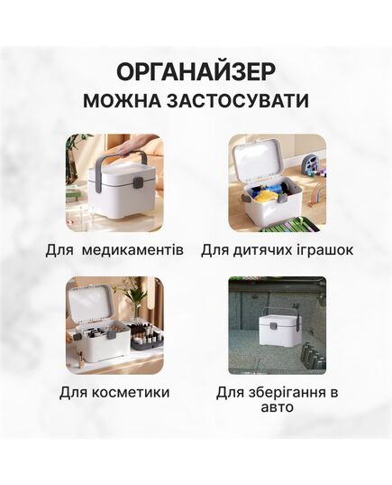 Портативная вместительная аптечка-органайзер для лекарств, TF-007, Doctor-101 фото 4