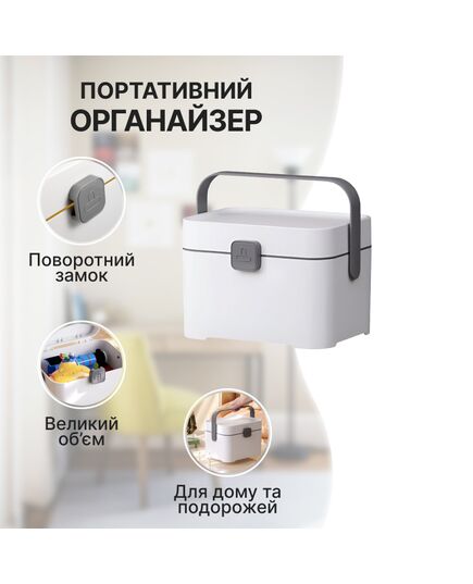 Портативная вместительная аптечка-органайзер для лекарств, TF-007, Doctor-101 фото 3