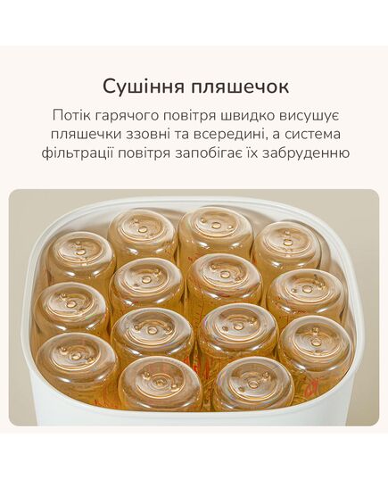 Паровой стерилизатор-сушилка для детских бутылочек 8-в-1 Snow Bear, HL-2011, Doctor-101 фото 4