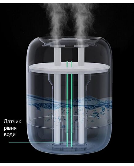 Увлажнитель воздуха Alto 2-в-1 с ультрафиолетовой бактерицидной УФ лампой, белый, M09, Doctor-101 фото 9