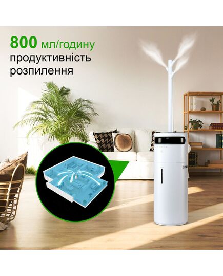 Увлажнитель воздуха Odyssey для больших помещений с УФ-лампой, пультом ДУ и аромаслотом, 16LPS, Doctor-101 фото 8