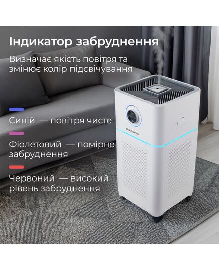 Мощный очиститель воздуха 4-в-1 Aello с УФ-лампой и ионизатором, А12, Doctor-101 фото 5