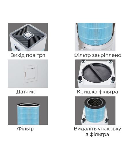 Фільтр для очищувача повітря Aello А12, F-А12, Doctor-101 фото 4