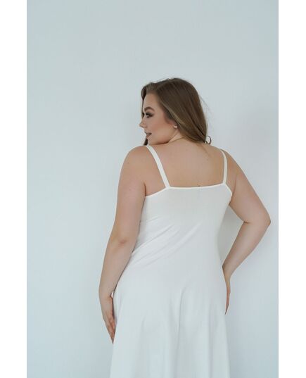 Ночная рубашка для беременных и кормящих мам "Soft&Lace", молочного цвета, 24182, Мамин Дом, Размер: 3XL фото 7