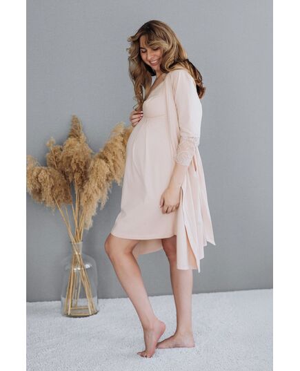 Халат для вагітних та годуючих матусь "Soft&Lace", 25318, Мамин Дім, Розмір: XL фото 7