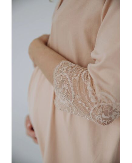 Халат для вагітних та годуючих матусь "Soft&Lace", 25318, Мамин Дім, Розмір: XL фото 3