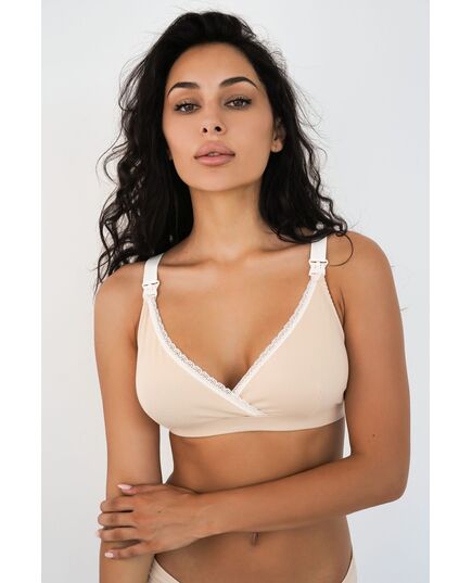 Бюстгальтер для кормления Soft&Lace, бежевый, арт. 825, Мамин Дом, Размер: S фото 5