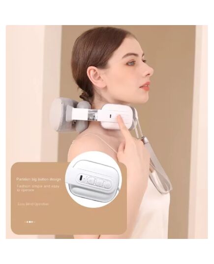 Масажер-комір для шиї, електричний, з підігрівом (арт. 11537), Beauty Gadgets фото 9