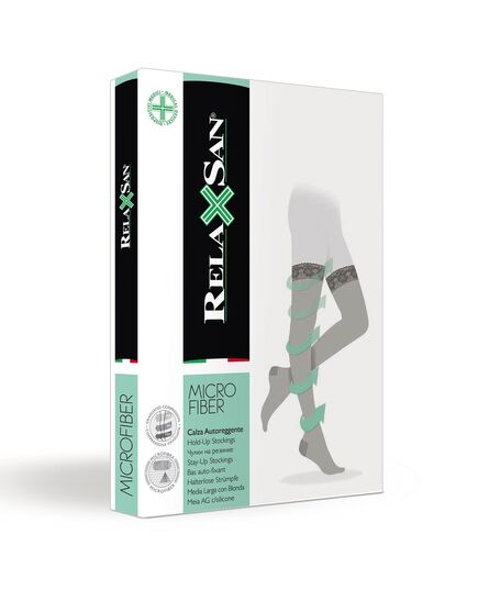 Компрессионные чулки Relaxsan MICROFIBER 1 класс, 18–22 мм рт.ст., 140 DEN, Relaxsan (Италия) фото 4