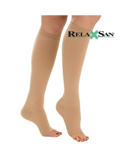 Медицинские компрессионные гольфы Relaxsan Medicale Classic 2 класса (23–32 мм рт.ст.) с открытым мыском, Relaxsan (Италия) фото 11