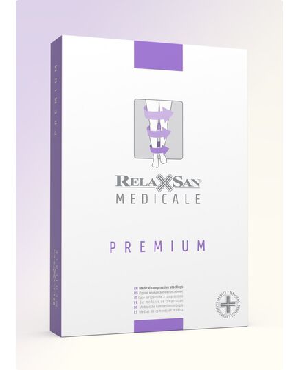 Медицинские компрессионные гольфы Relaxsan Medicale Premium 2 класса (23–32 мм рт.ст.) с открытым мыском, Relaxsan (Италия) фото 8