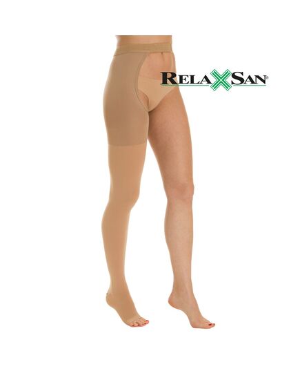 Правый медицинский компрессионный чулок Relaxsan Medicale Classic 2 класса, 23–32 мм рт.ст., с открытой носочной частью, Relaxsan (Италия) фото 4