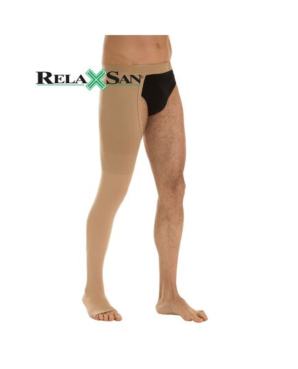 Правый медицинский компрессионный чулок Relaxsan Medicale Classic 2 класса, 23–32 мм рт.ст., с открытой носочной частью, Relaxsan (Италия) фото 6