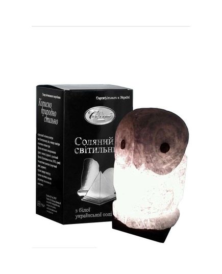 Соляная лампа "Сова" 4-6 кг.
