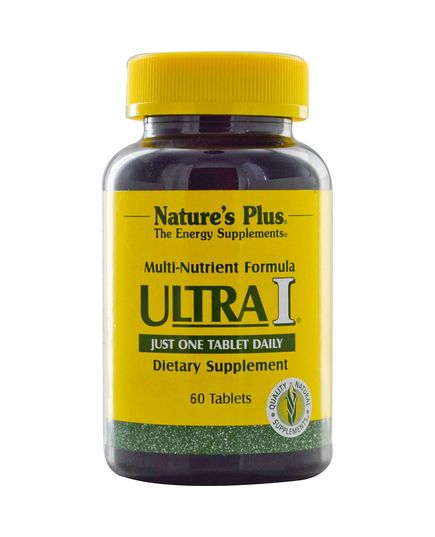 Мульти-Питательная Формула, Ultra I, Natures Plus, 60 таблеток 