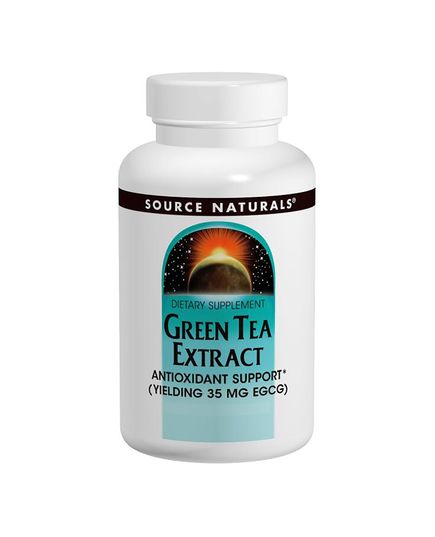 Листья Зеленого Чая 500 мг, Source Naturals, 120 таблеток 
