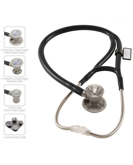 Стетоскоп ProCardial C3, c двойной головкой ( головка нержавеющая сталь) 797СС-11 (цвет черный), MDF (США) 