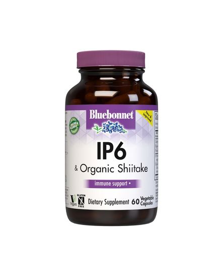 Комплекс для иммунитета с IP6 и Шиитаке, Inocell IP-6 Plus AHCC, Bluebonnet Nutrition, 60 вегетарианских капсул 