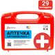 Аптечка медицинская автомобильная-1, Poputchik (02-021-П), пластиковый футляр 