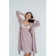 Ночная рубашка для беременных и кормящих мам Soft&Lace, аметист, 25202, Мамин Дом, Размер: XS фото 4